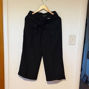 Banana Republic Black Wide Leg Pants with Bow
